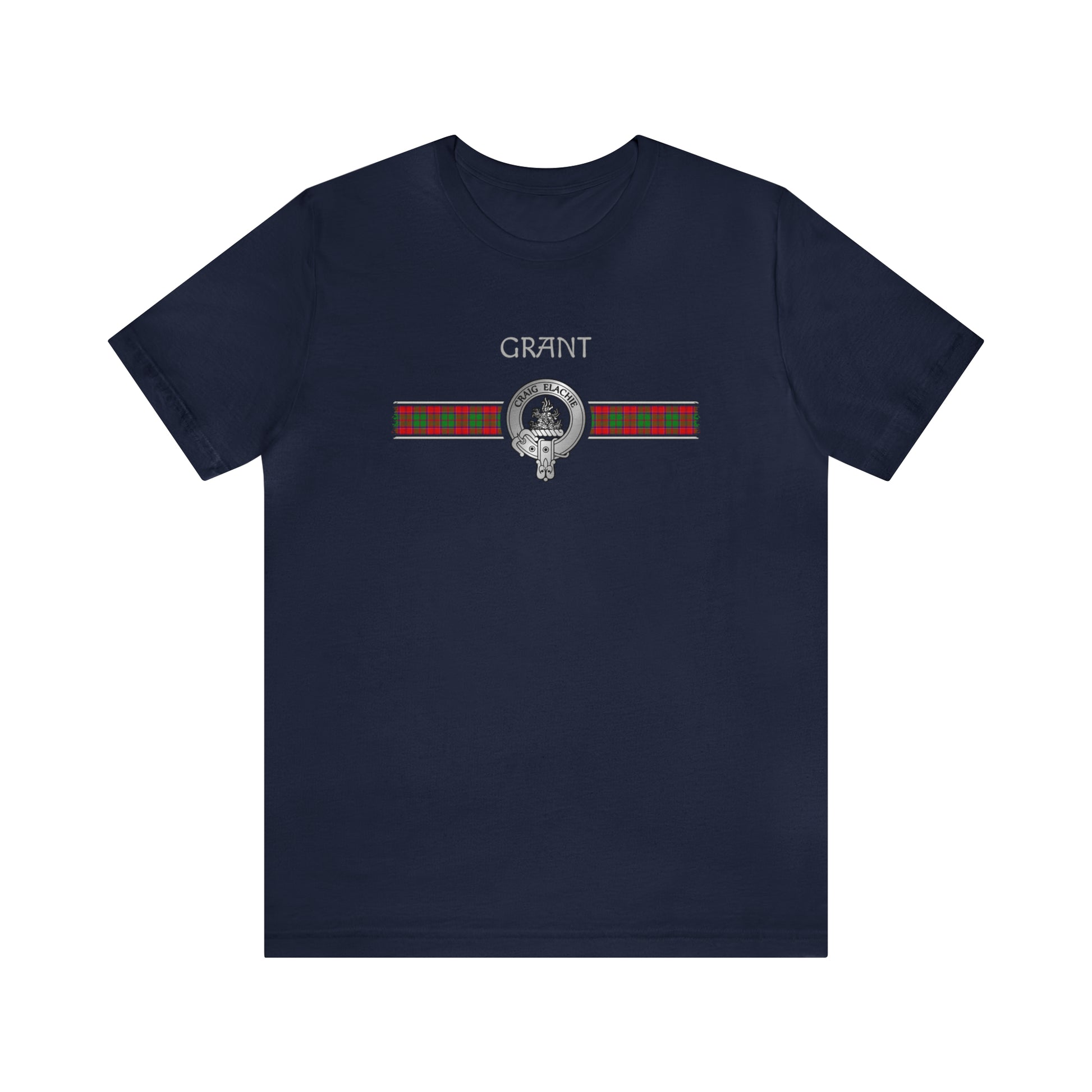 Clan Grant Crest & Tartan | Unisex T-Shirt
