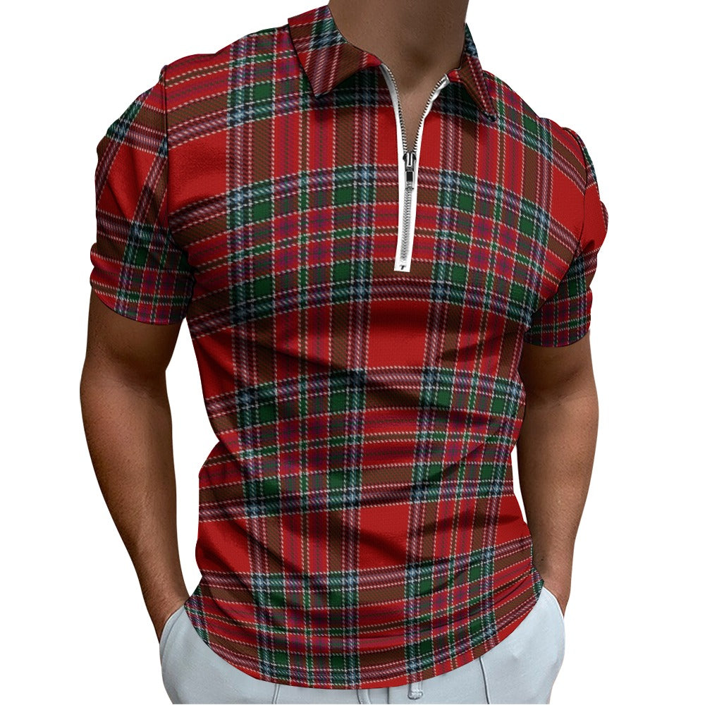Clan MacBean Tartan Short sleeve polo shirt