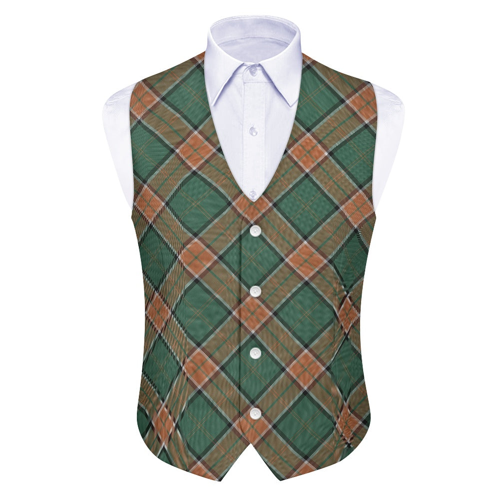 Clan Pollock Tartan Waistcoat