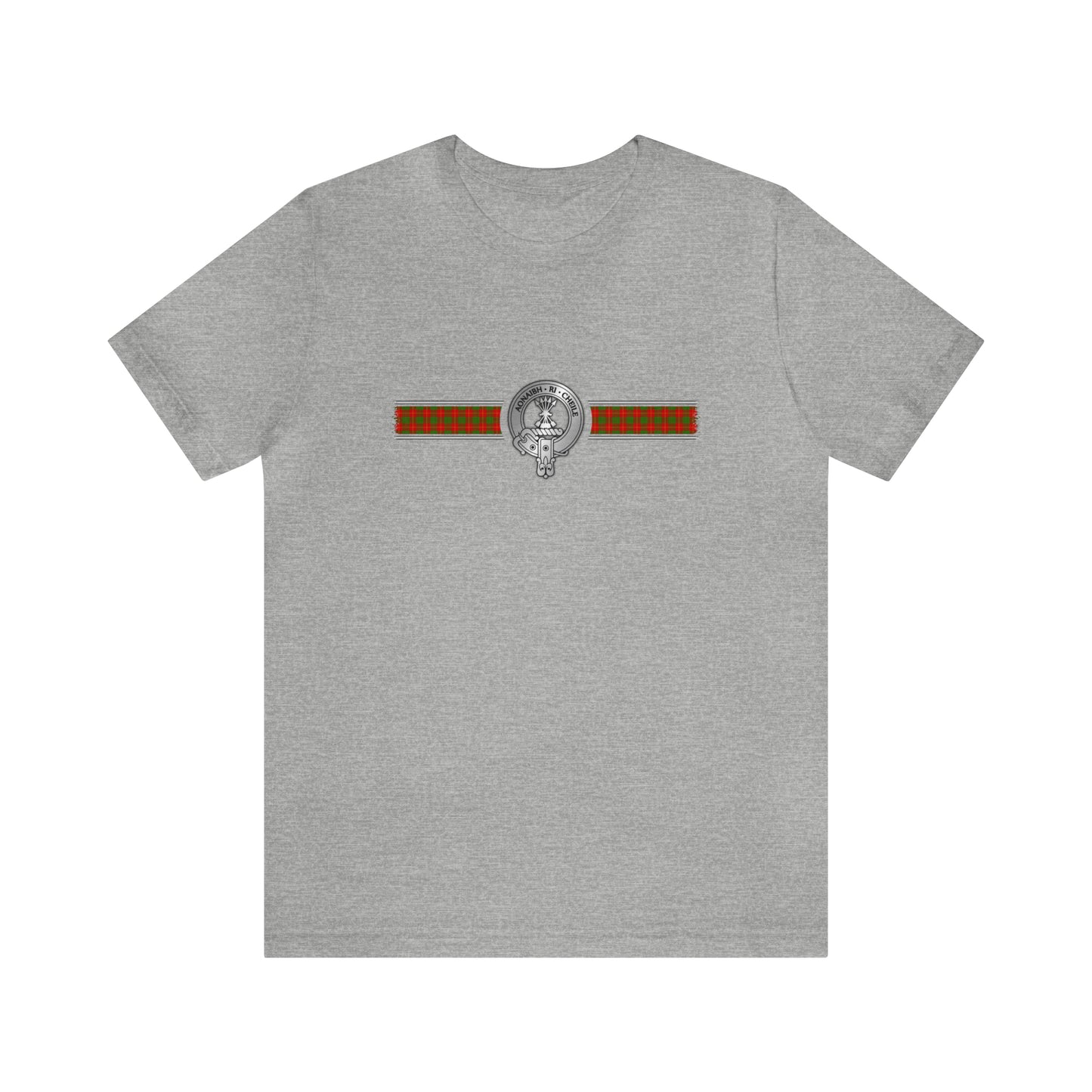 Clan Cameron Crest & Tartan | Unisex T-Shirt