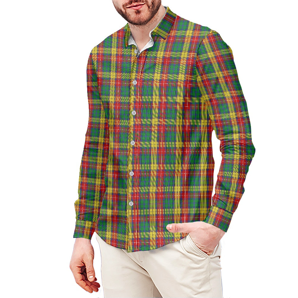 Clan Buchanan Tartan Men's long-sleeved shirt