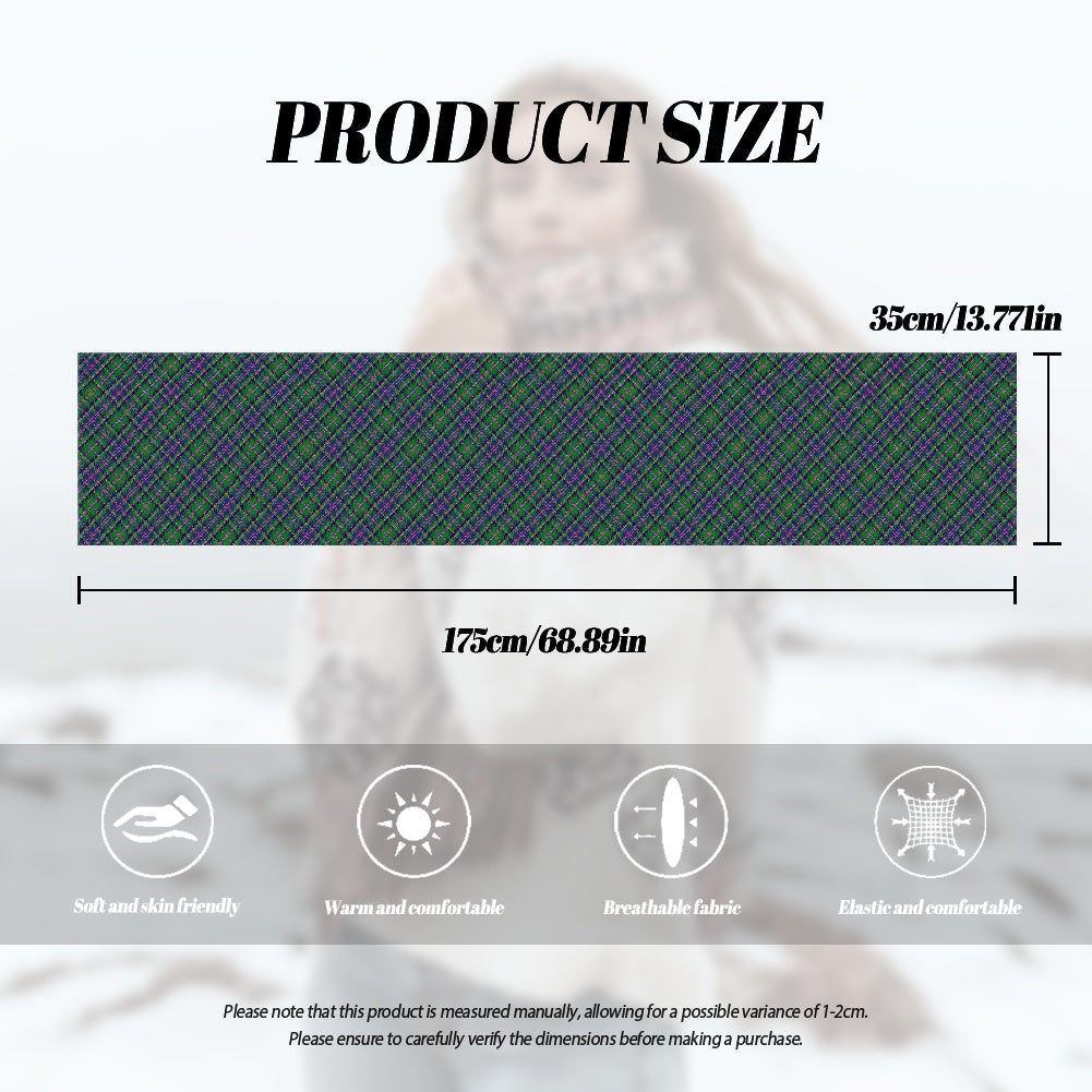 Clan Cooper Tartan Fluffy scarf