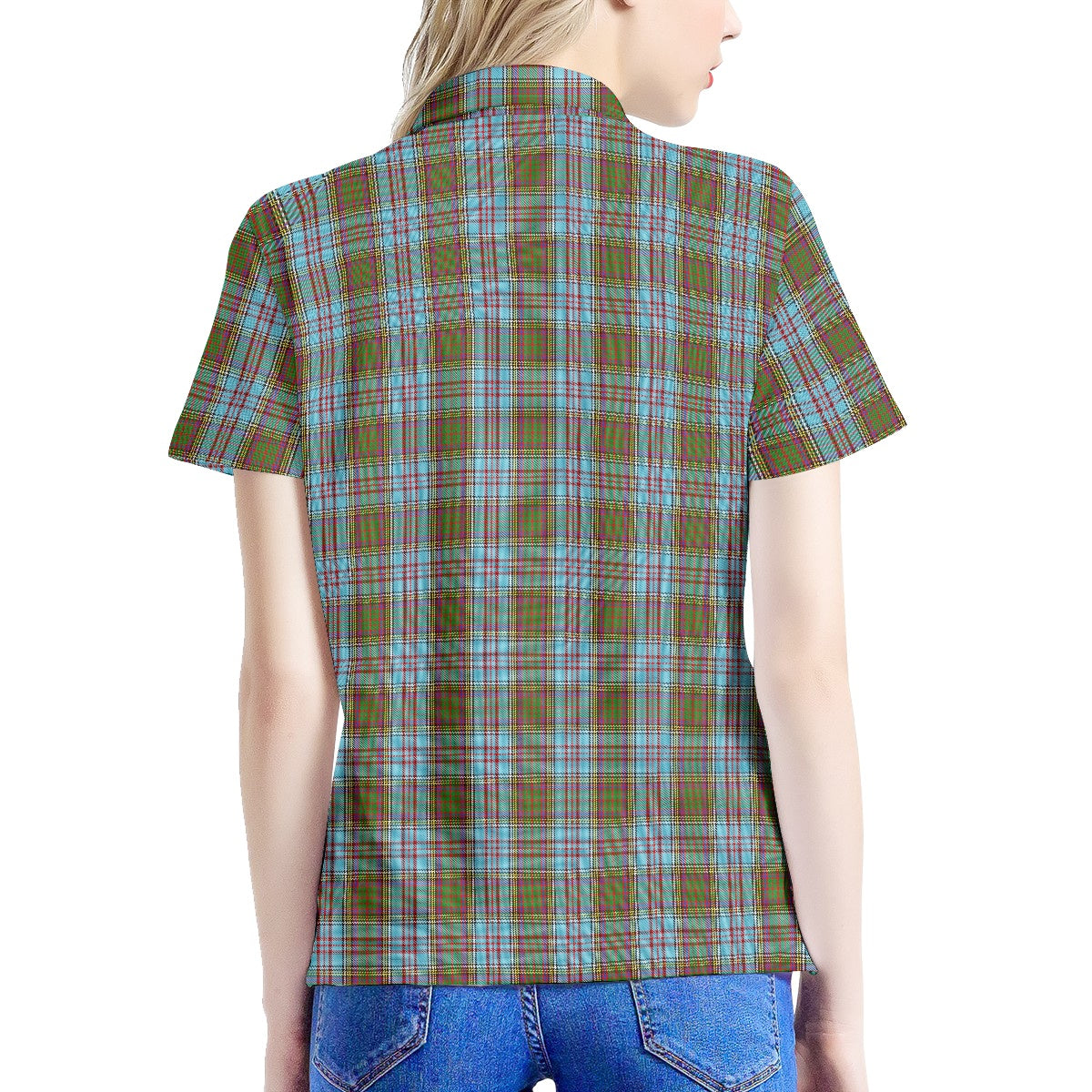 Clan Anderson Tartan Women's Polo Shirt