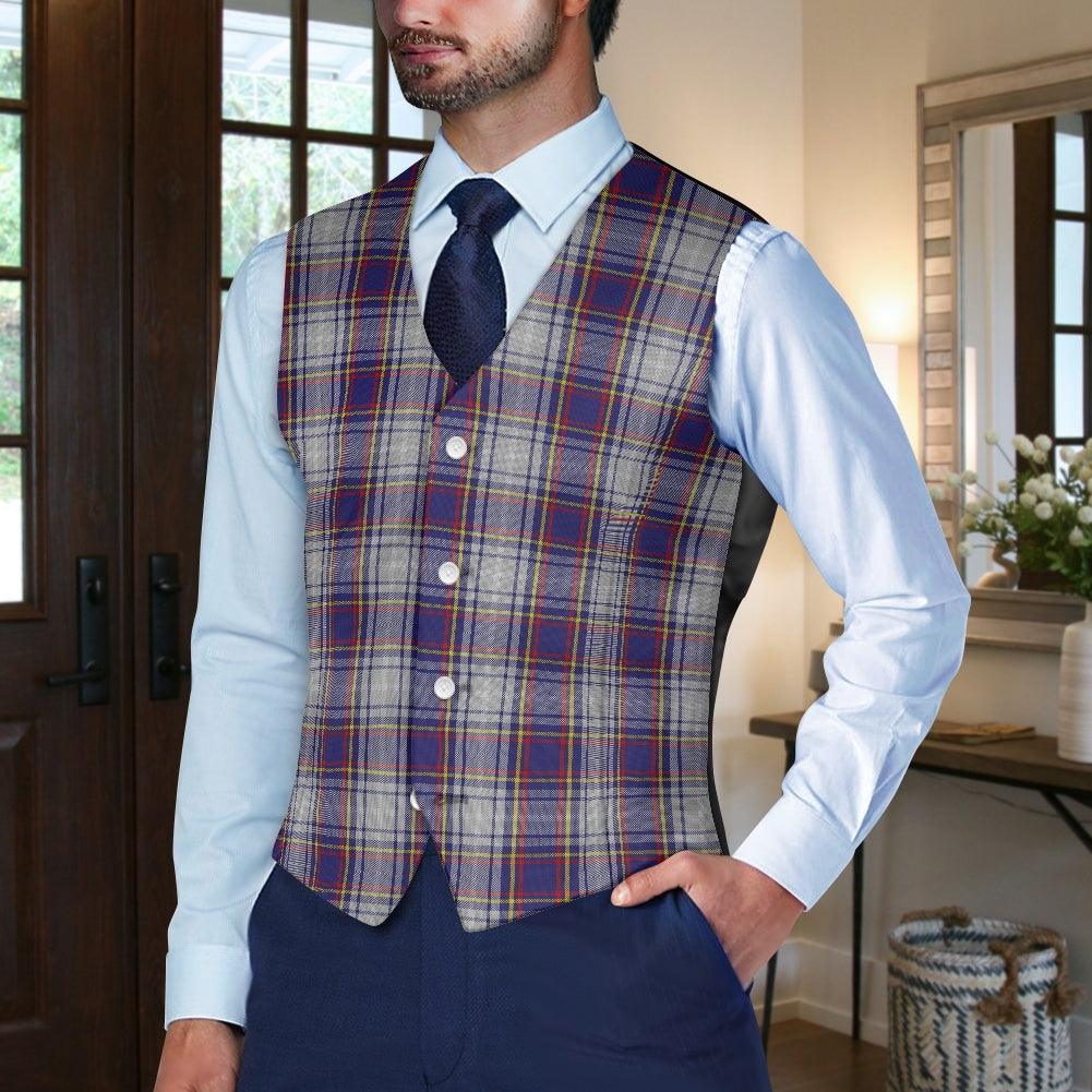 US State - Nevada Tartan Suit vest jacket