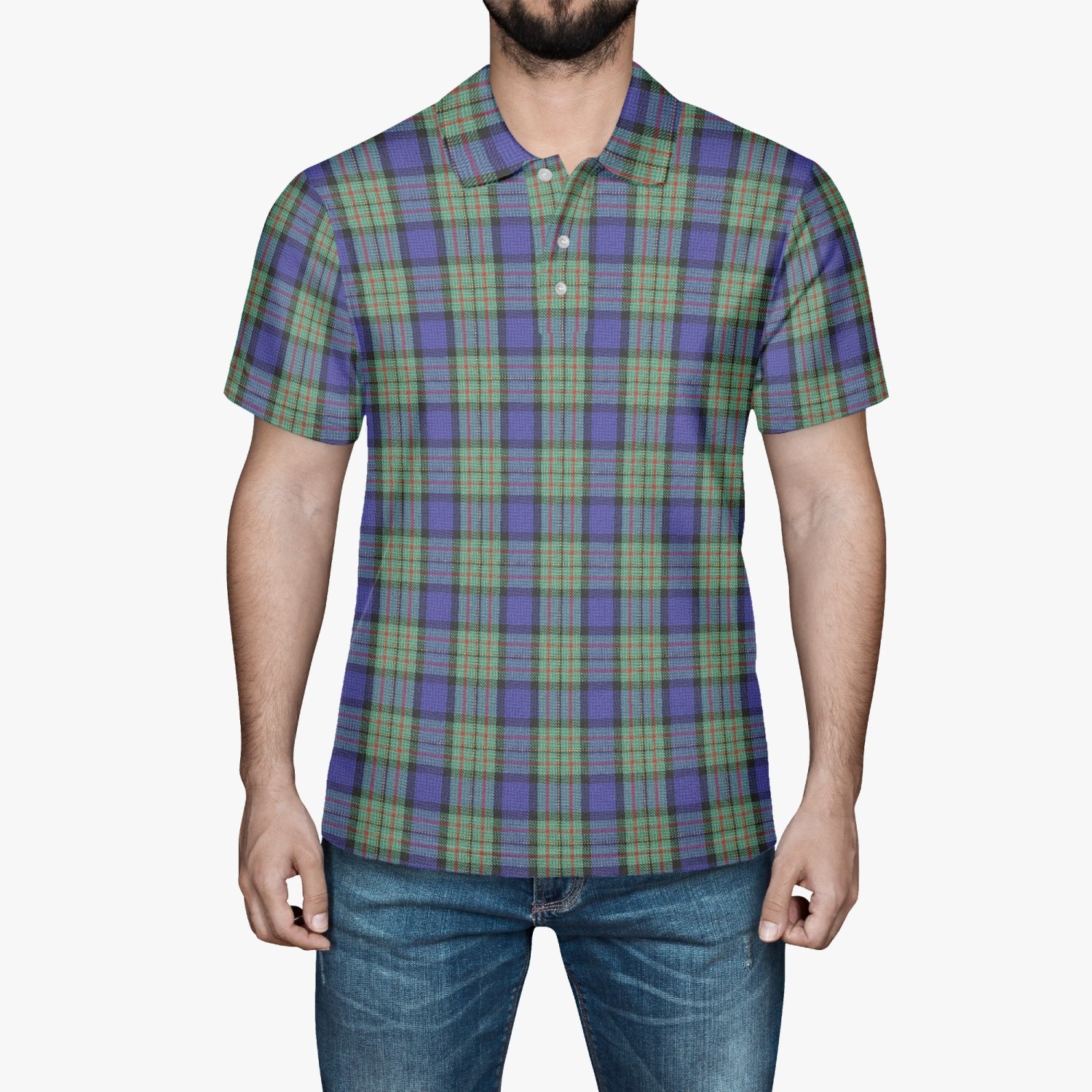 Clan MacLaren Tartan Polo Shirt
