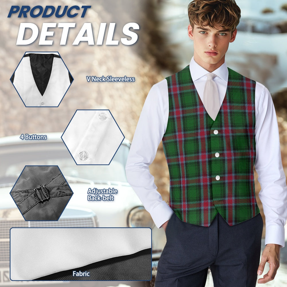 US State - Georgia Tartan Suit vest jacket