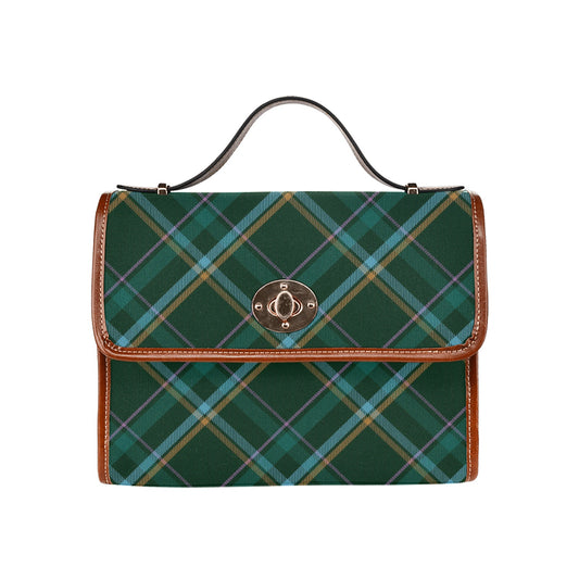 HW Tartan Waterproof Canvas Handbag