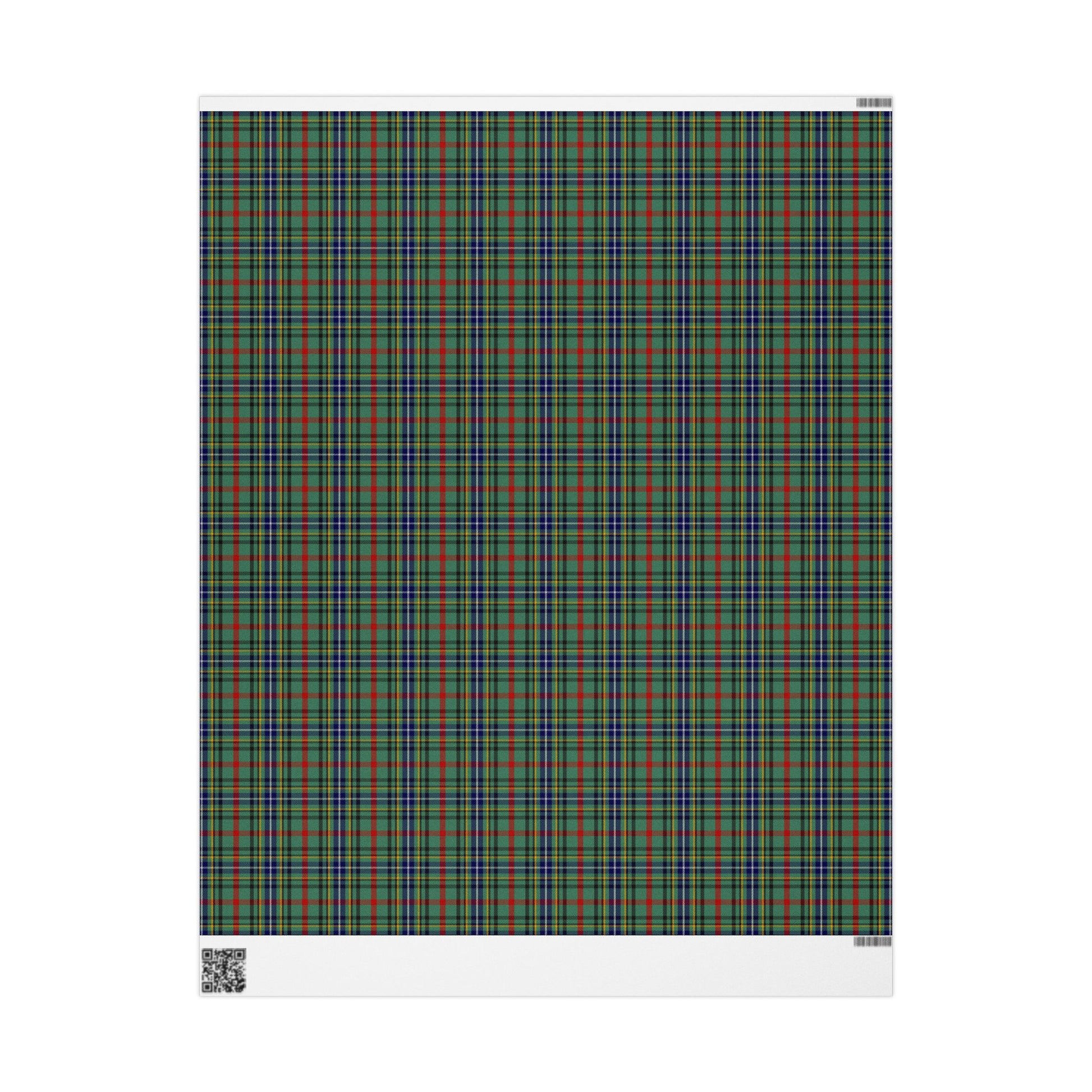 Clan Bissett Tartan Wrapping Papers