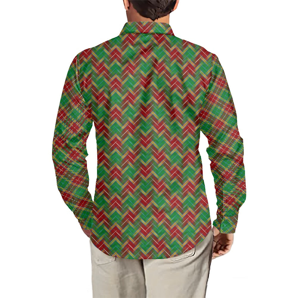 Clan Baxter Tartan long-sleeved shirt