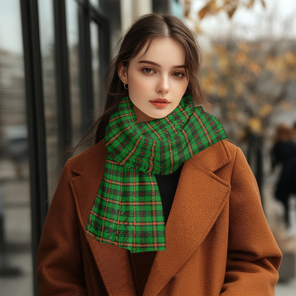 Clan Anstruther Tartan Fluffy scarf