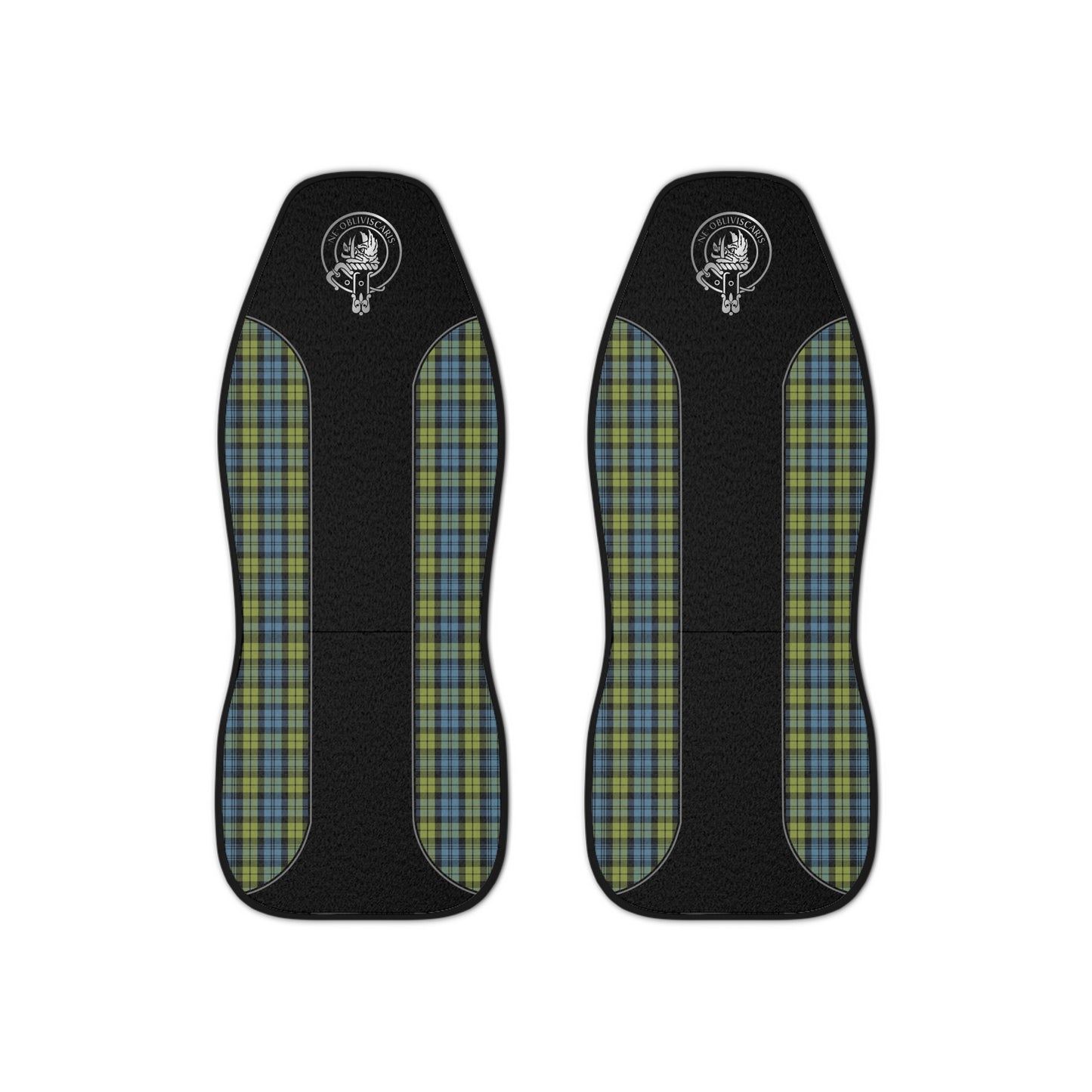 Clan Campbell Crest & Tartan Car Seat Covers