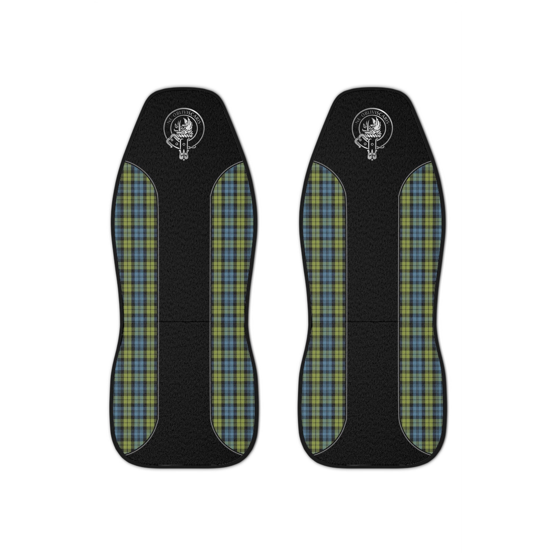 Clan Campbell Crest & Tartan Car Seat Covers