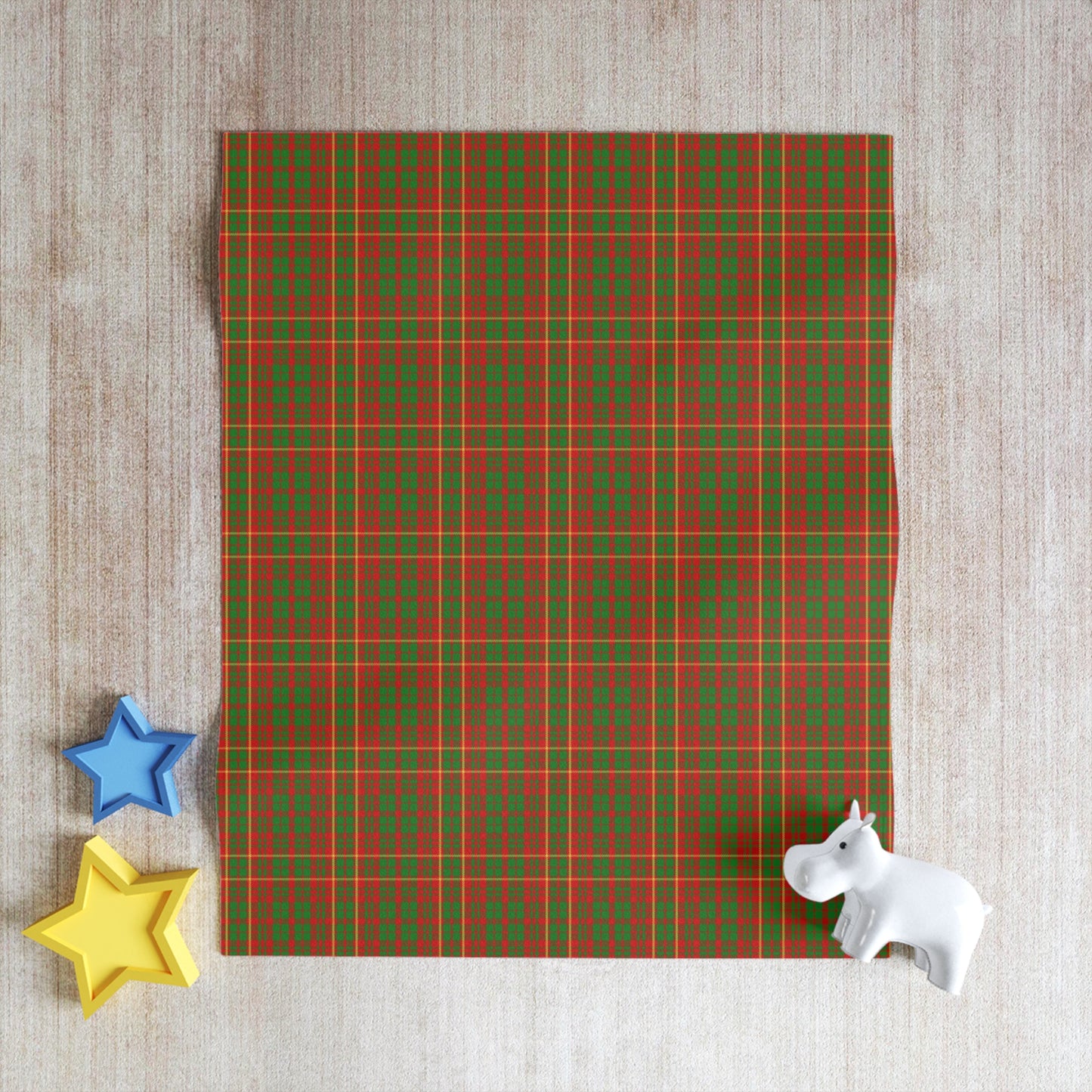 Clan MacRurie Tartan Throw Blanket