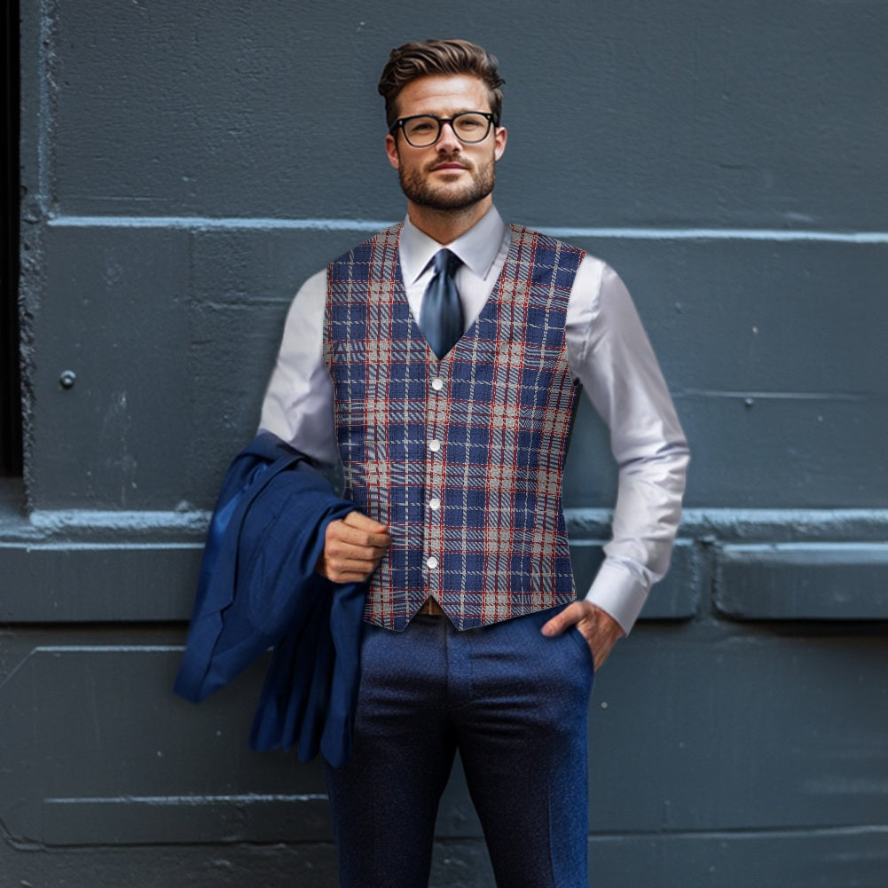 US State - Florida Tartan Suit vest jacket