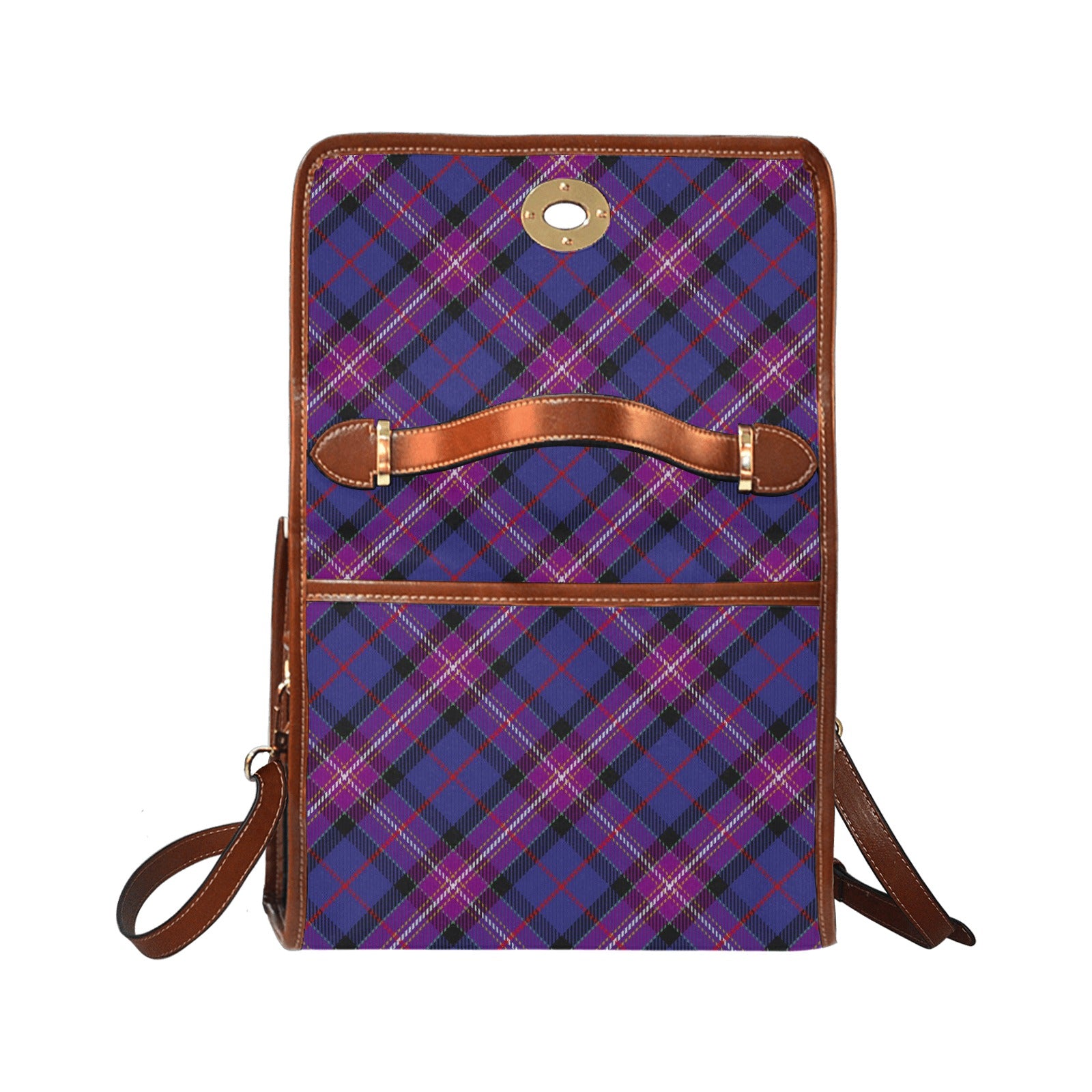 Freemason's Universal Tartan Waterproof Canvas Handbag