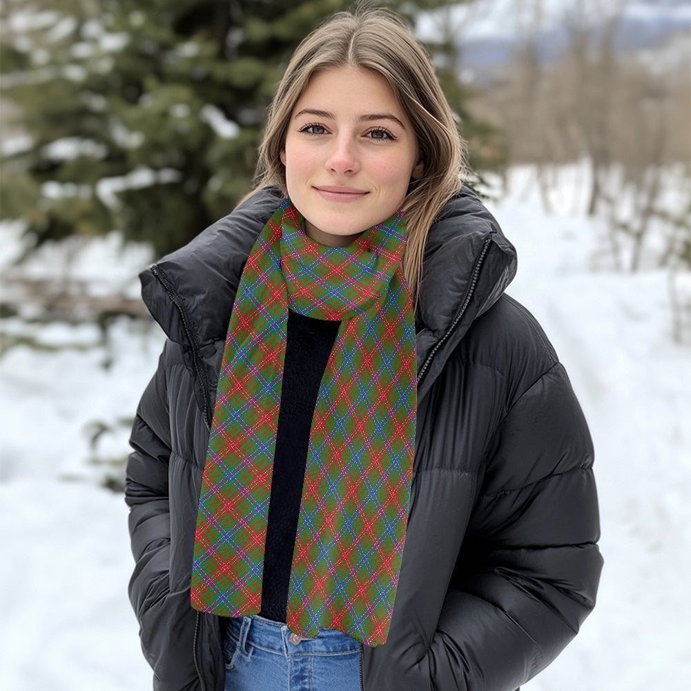 Clan Wilson Tartan Fluffy scarf