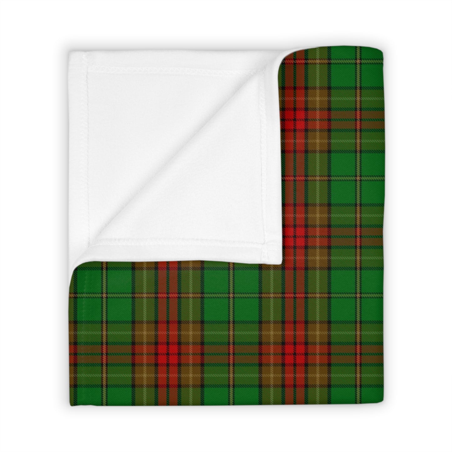 Irish County Cavan Tartan Throw Blanket