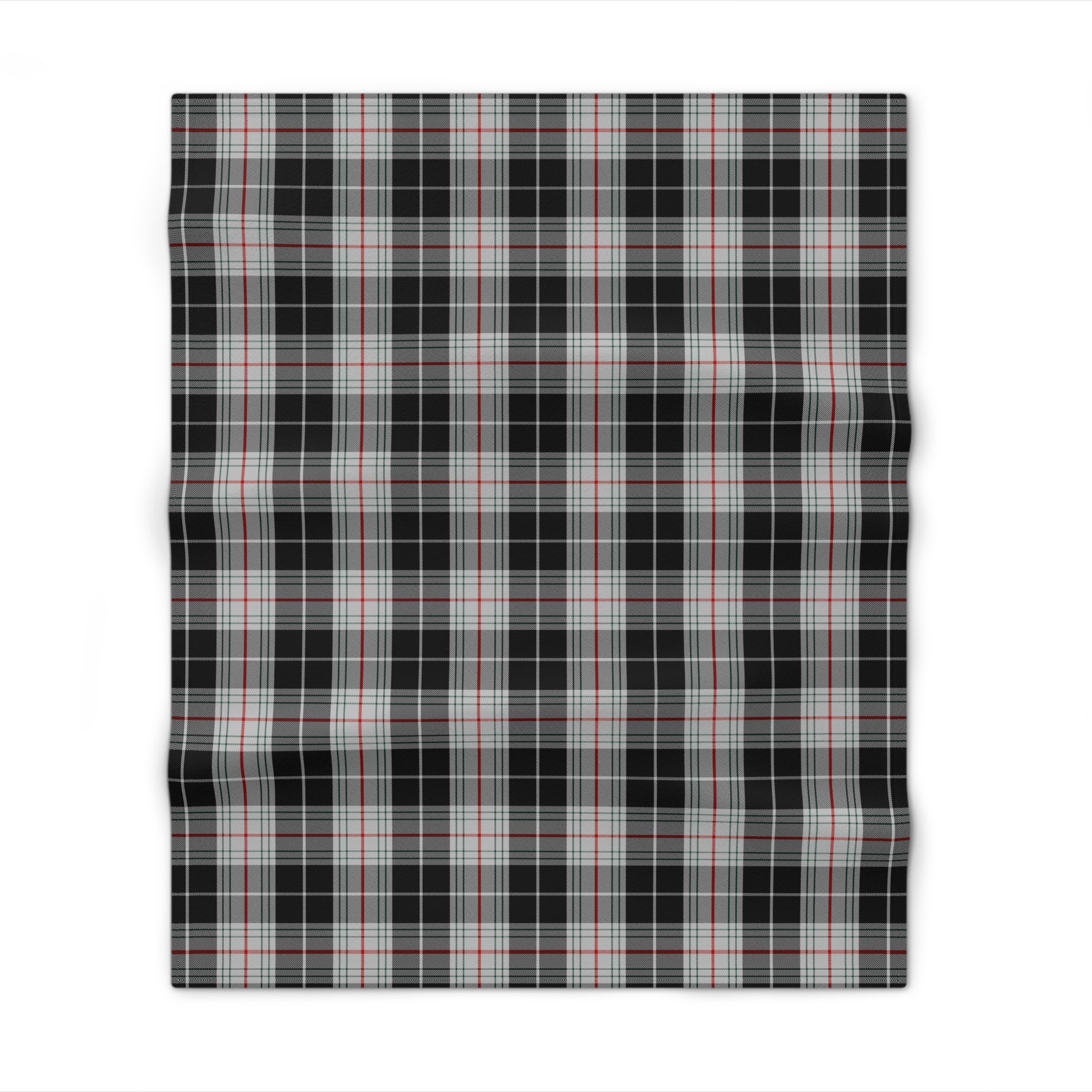 Cornish St Piran Dress Tartan Throw Blanket