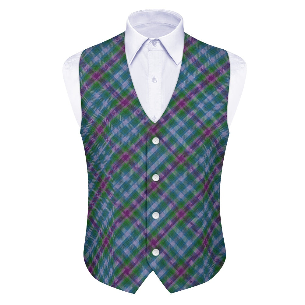 US State - Virginia Tartan Suit vest jacket