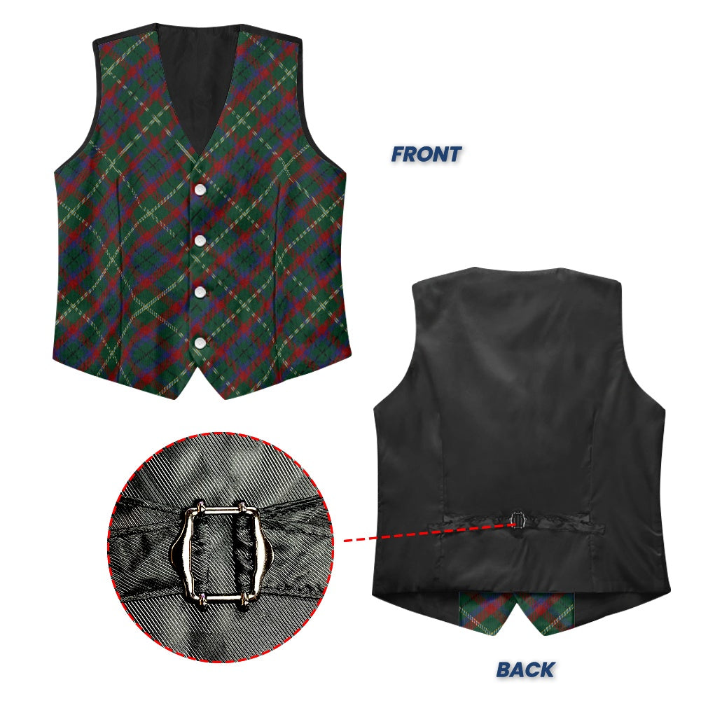 Irish County Mayo Tartan Waistcoat