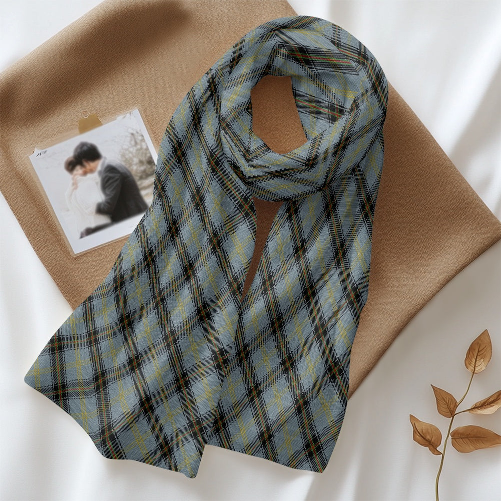 Clan Bell Tartan Fluffy scarf