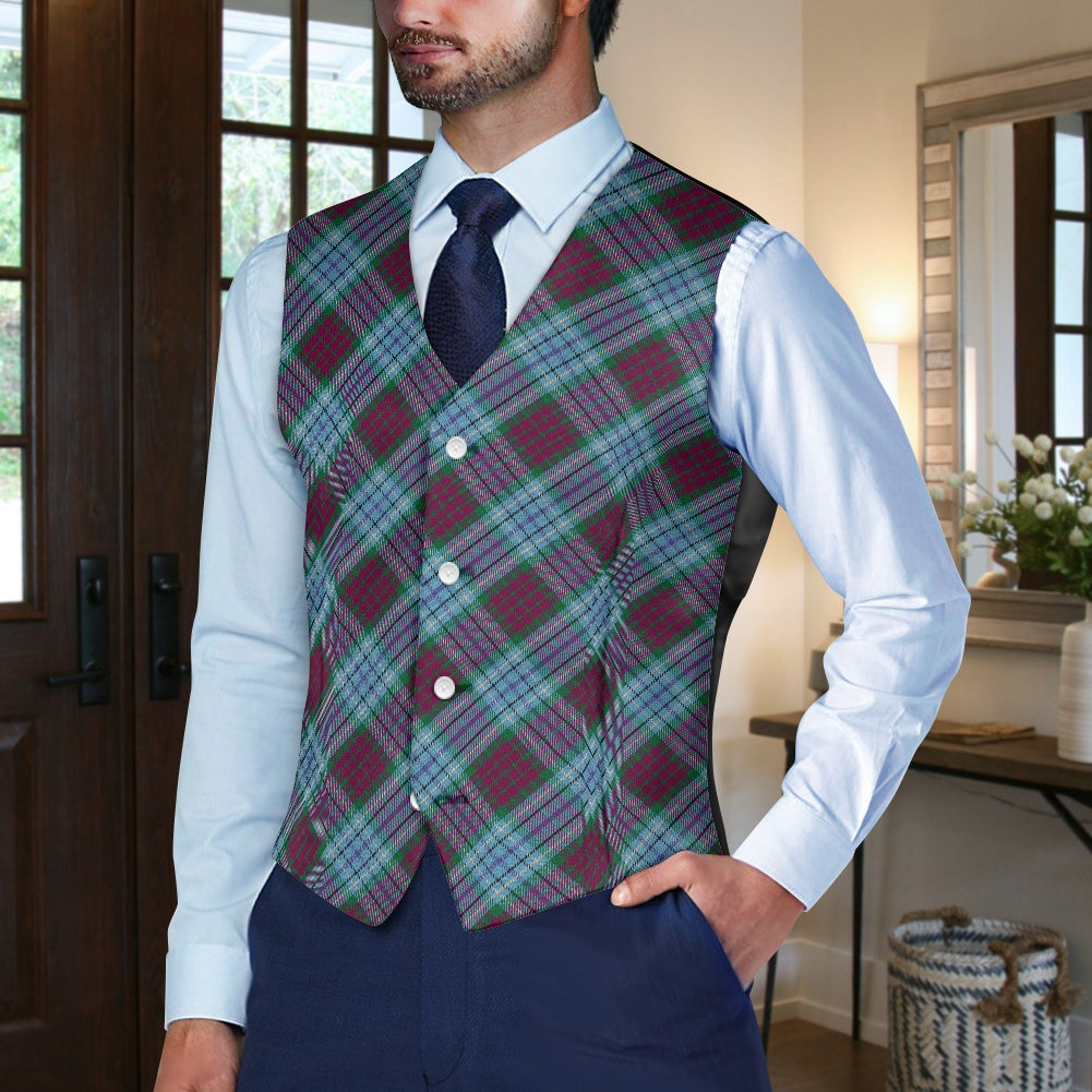 Dun Broch Tartan Suit vest jacket