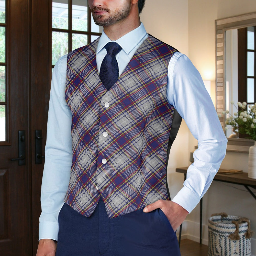 US State - Nevada Tartan Suit vest jacket