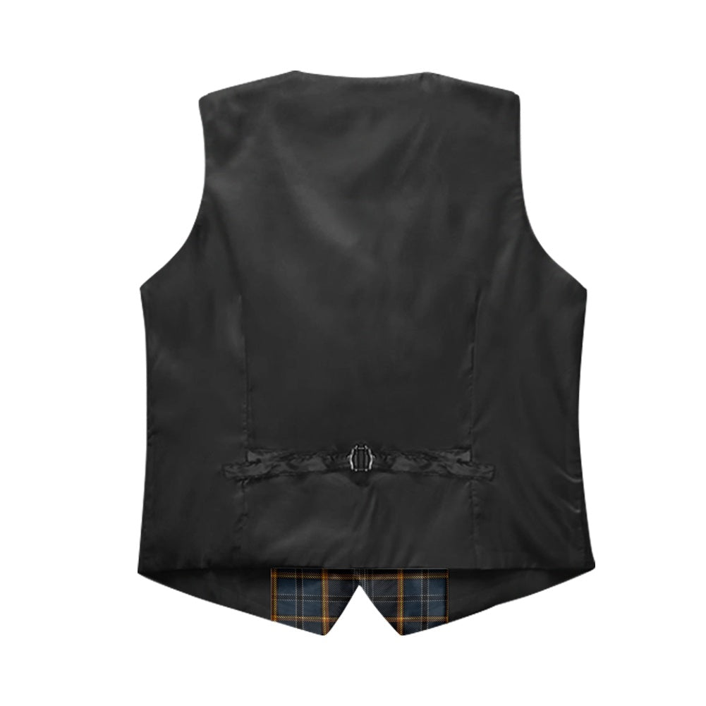 North Sea Oil Tartan Suit vest jacket
