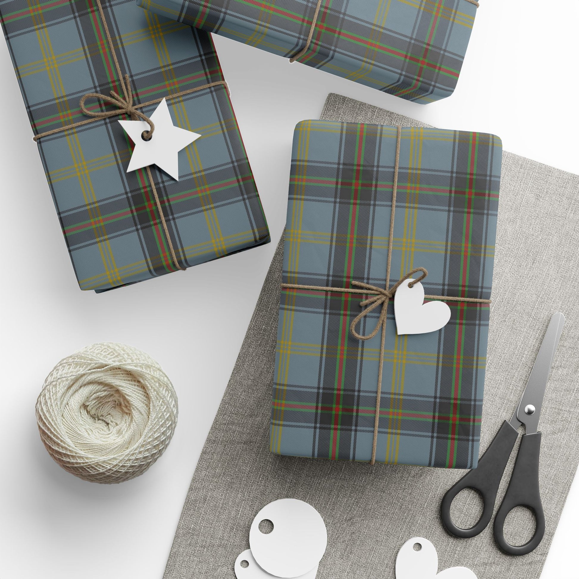 Clan Bell Tartan Wrapping Papers