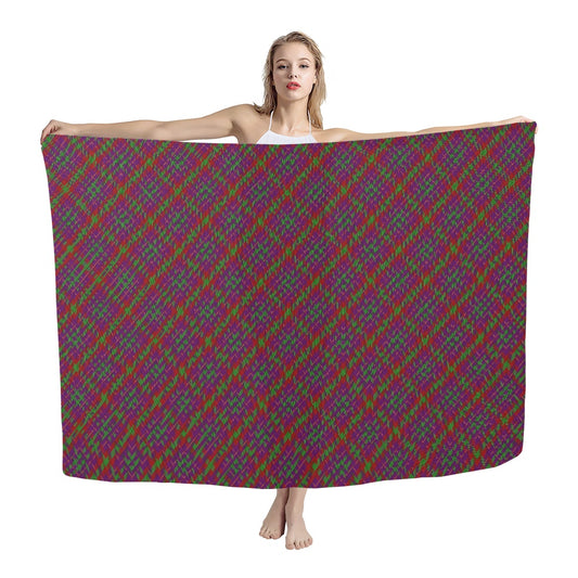 Clan Fiddes Tartan Bias Chiffon Scarf