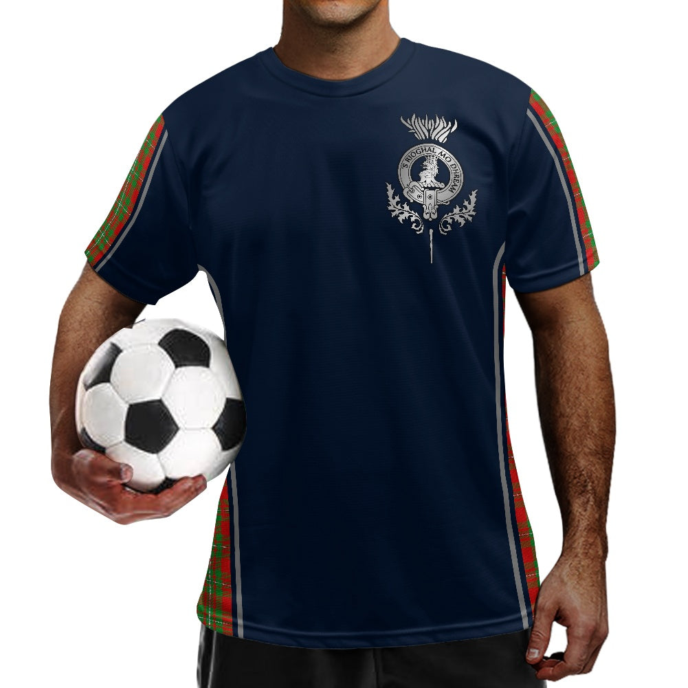 Clan MacGregor Crest & Tartan Football Shirt