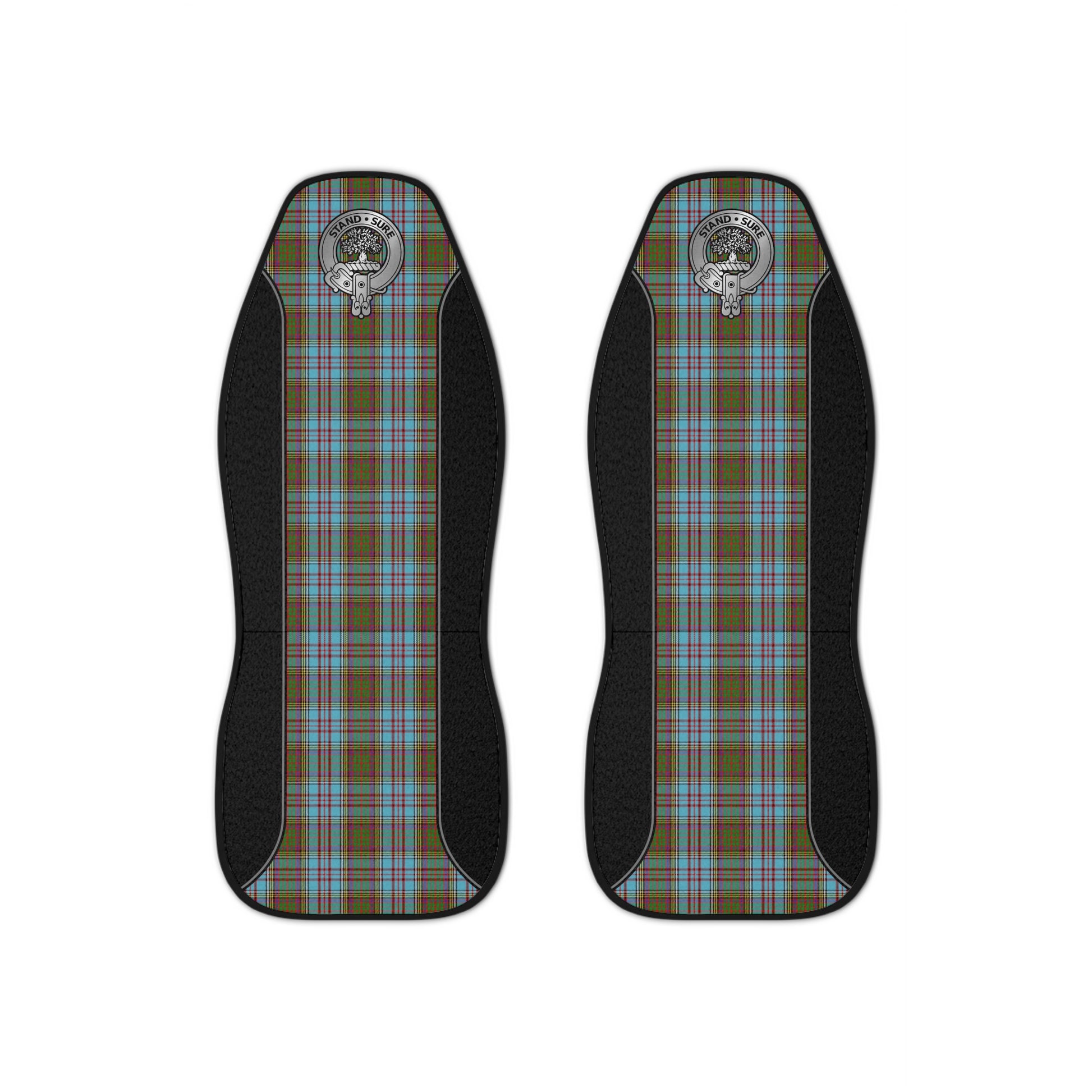 Clan Anderson Crest & Tartan Car Seat Covers