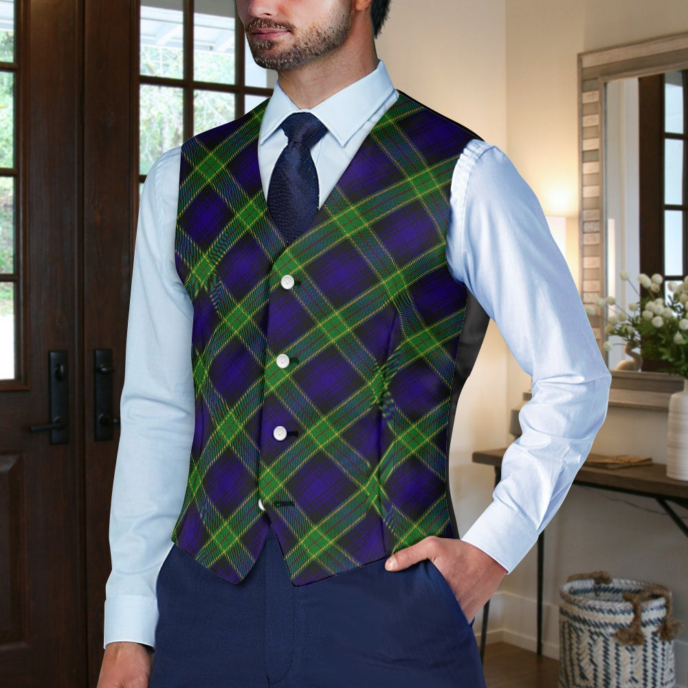 Clan Barnes Tartan Suit vest jacket