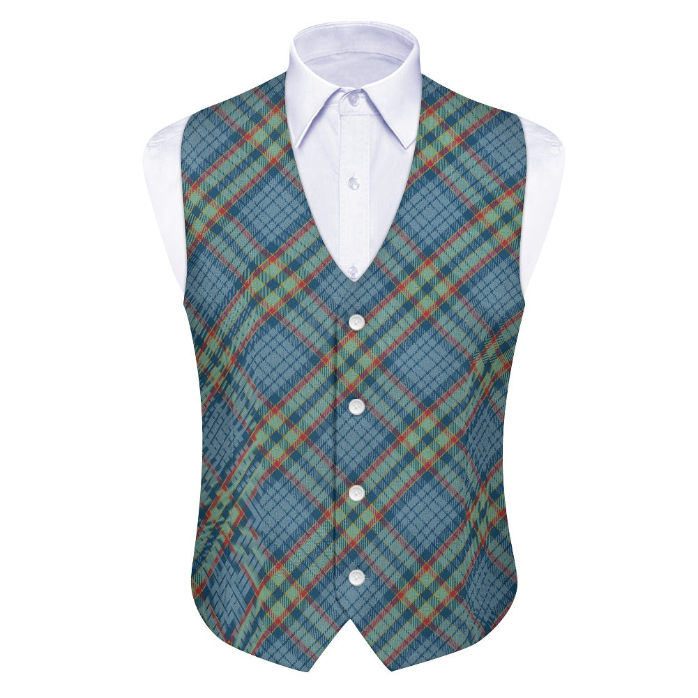 Clan Ralston Tartan Waistcoat