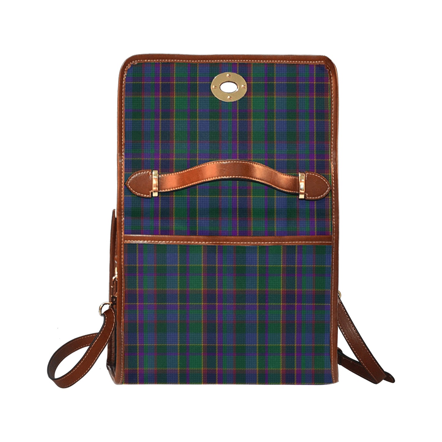 Fourth Fold Tartan Waterproof Canvas Handbag