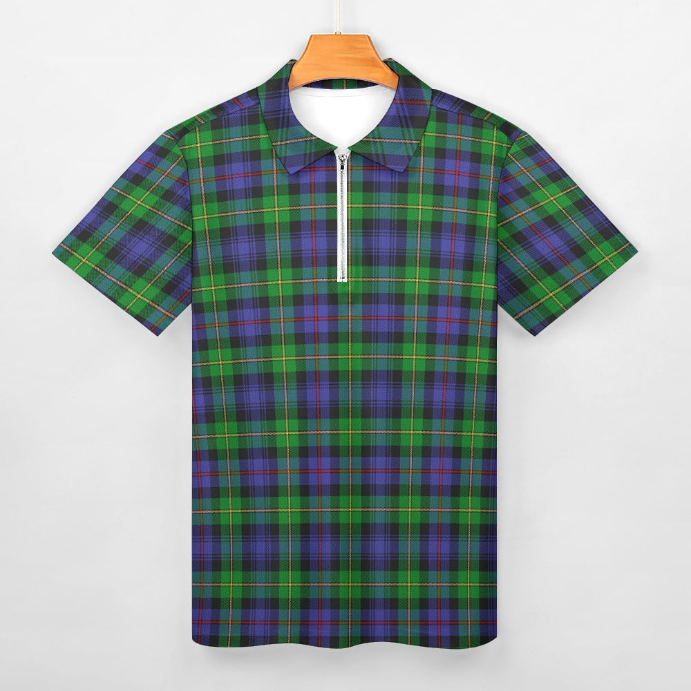 Clan Baillie Tartan Short sleeve polo shirt