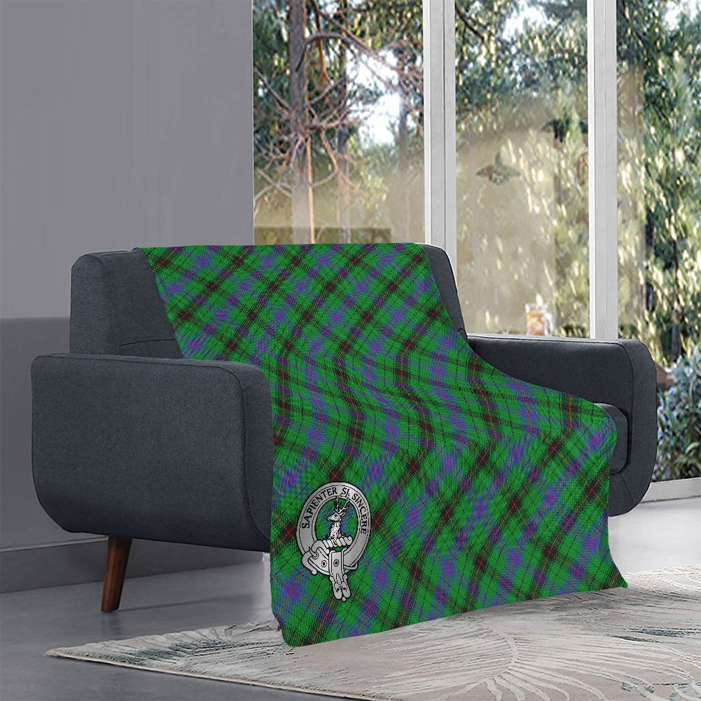 Clan Davidson Tartan Blanket