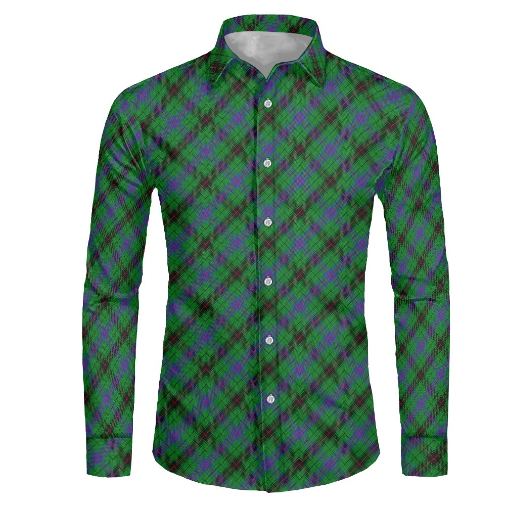 Clan Davidson Tartan long-sleeved shirt