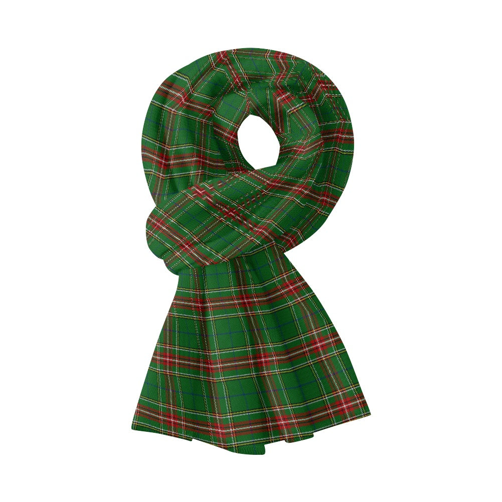 Clan Steel Tartan Fluffy scarf