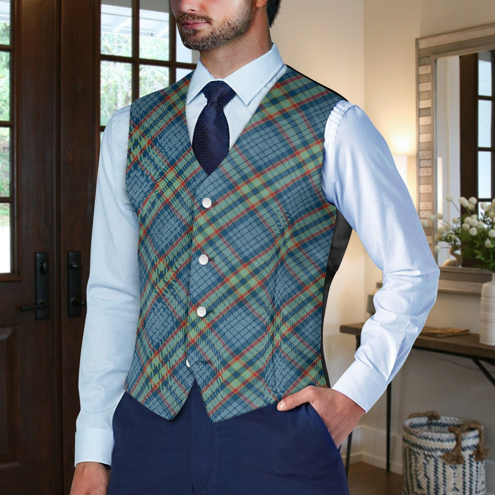 Clan Ralston Tartan Waistcoat