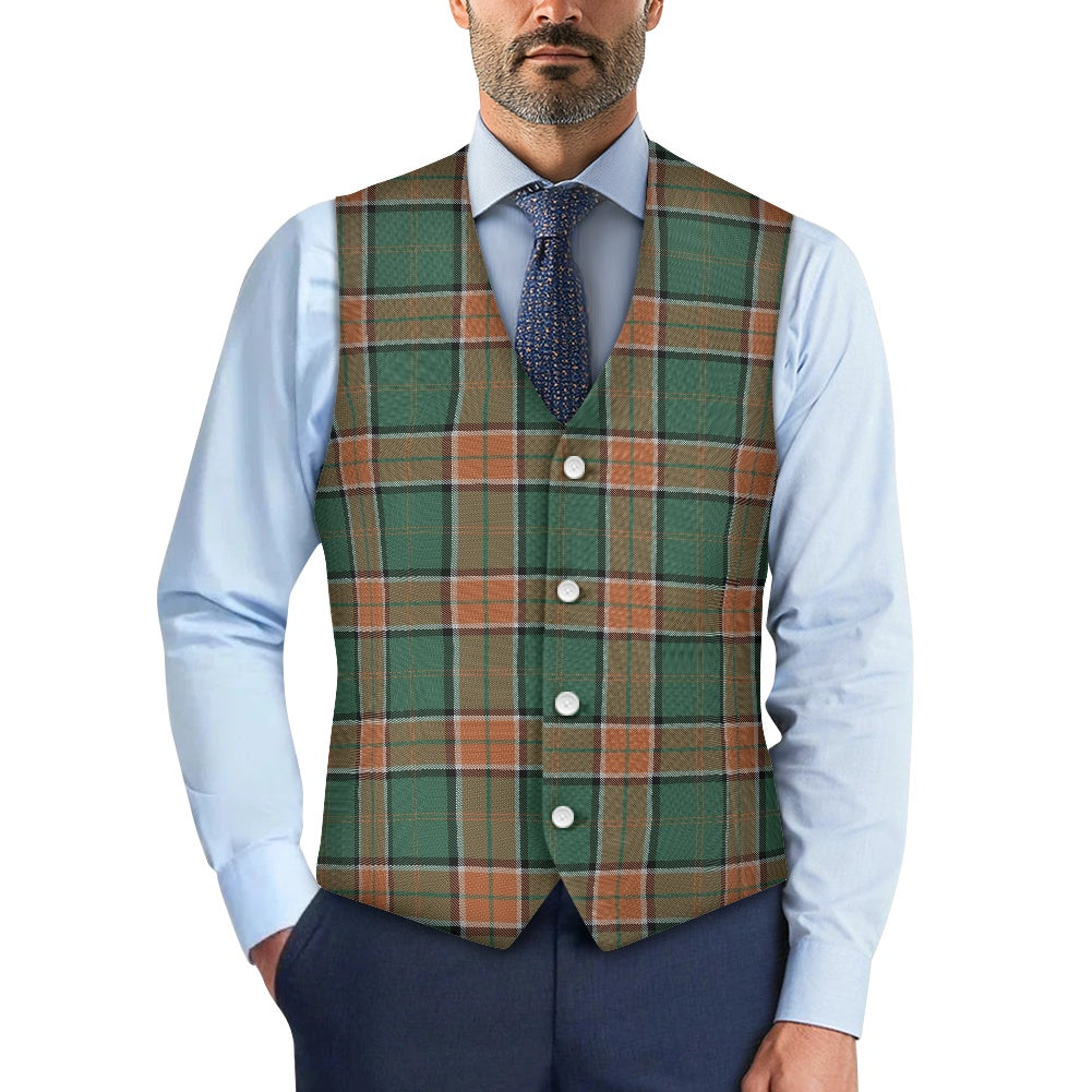 Clan Pollock Tartan Waistcoat