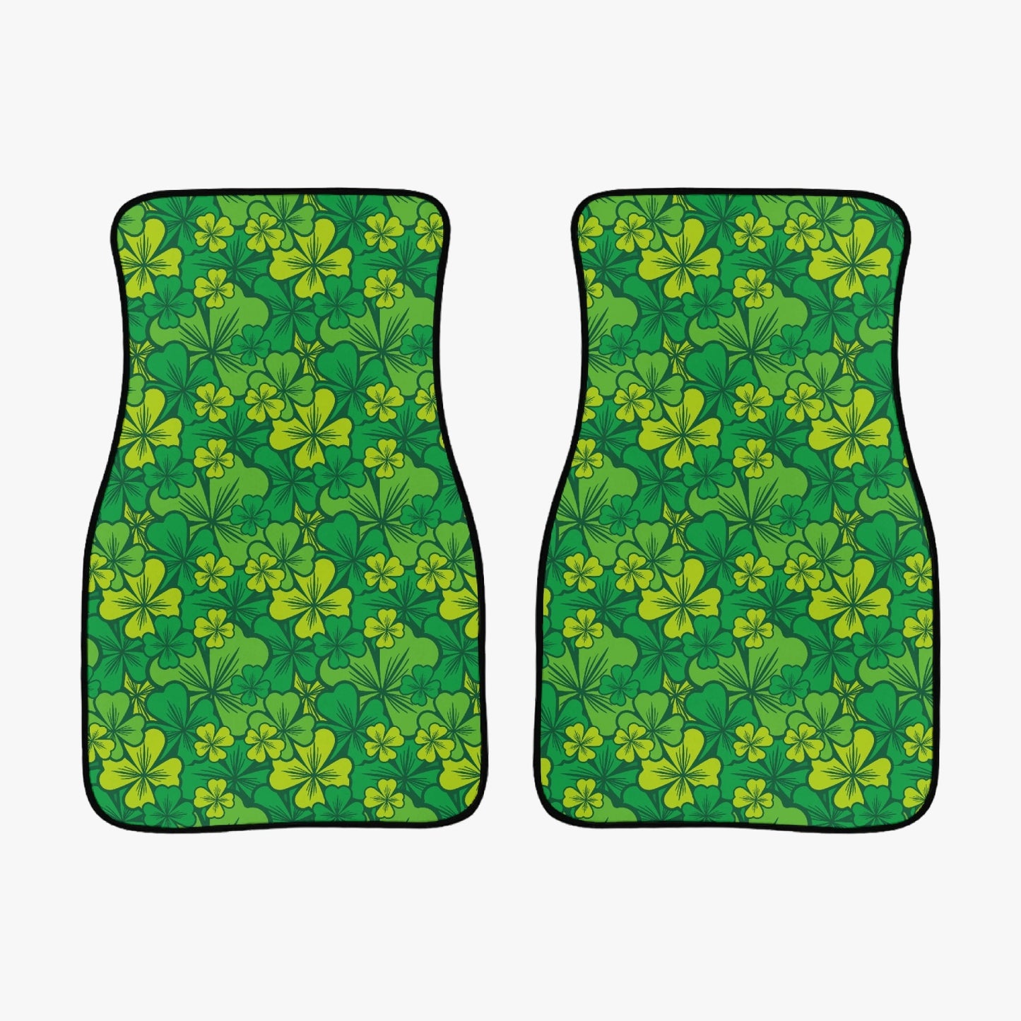 Irish Shamrock Car Floor Mats - 2Pcs