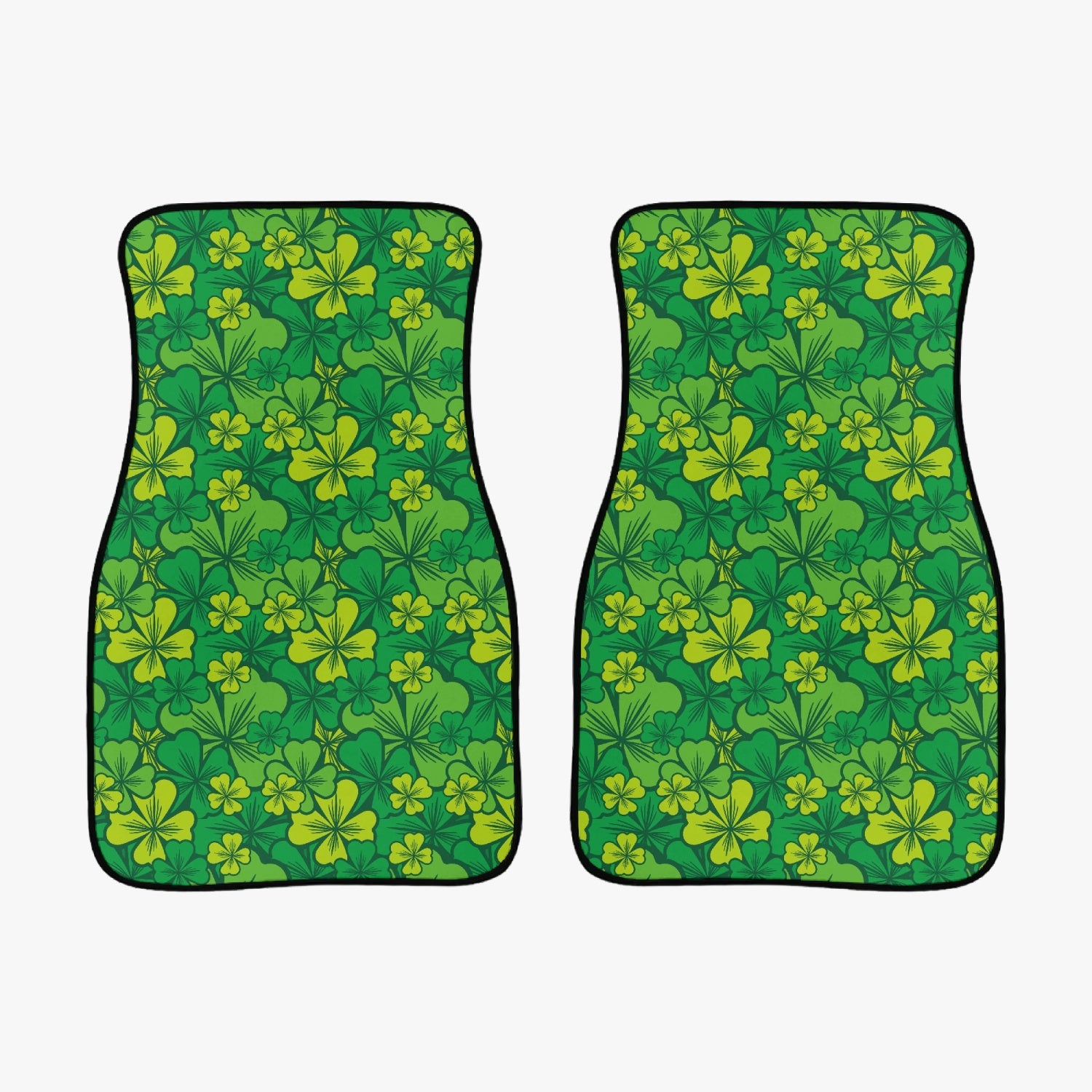 Irish Shamrock Car Floor Mats - 2Pcs