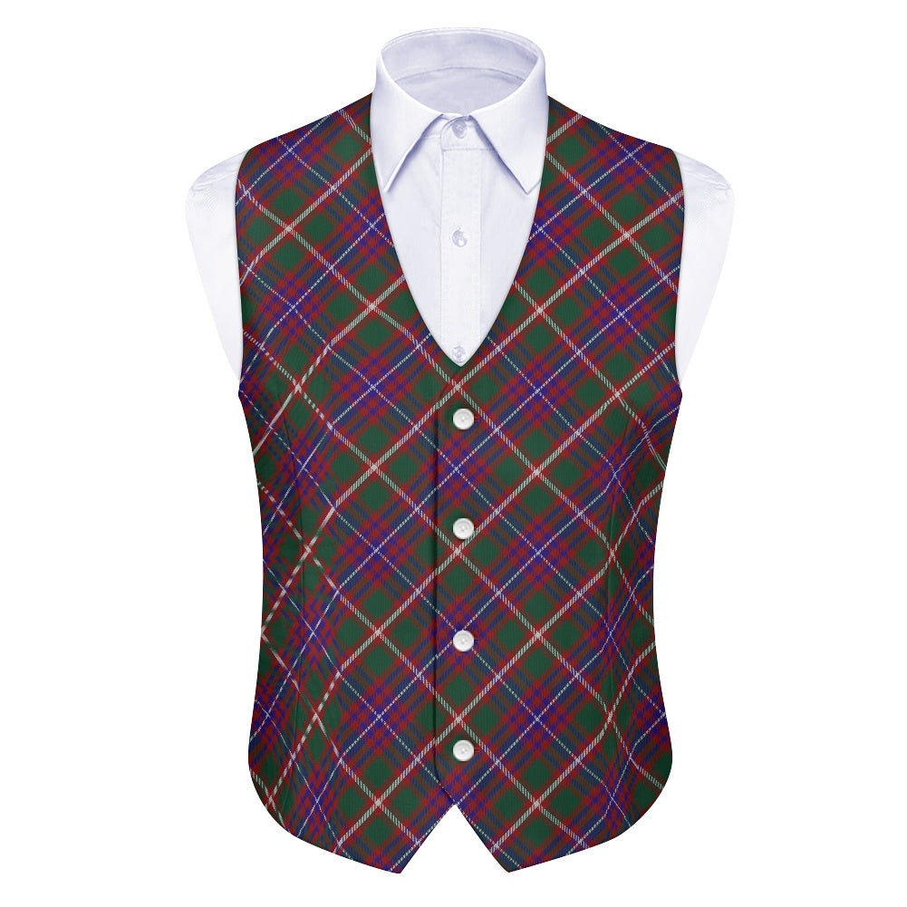 US State - Utah Tartan Suit vest jacket