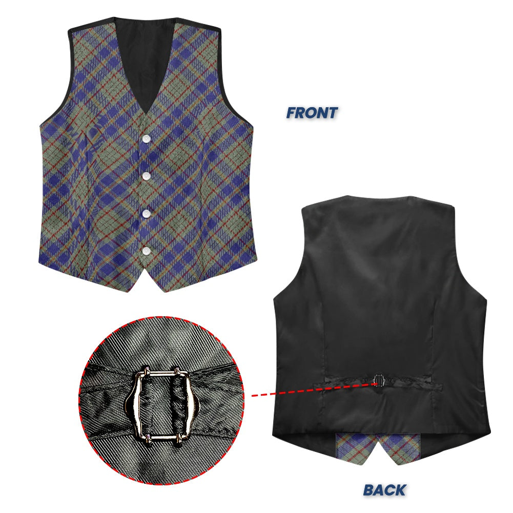 Irish County Kildare Tartan Waistcoat
