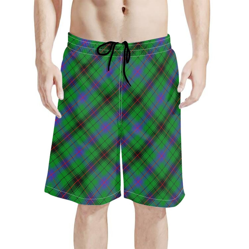 Clan Davidson Tartan Beach Shorts