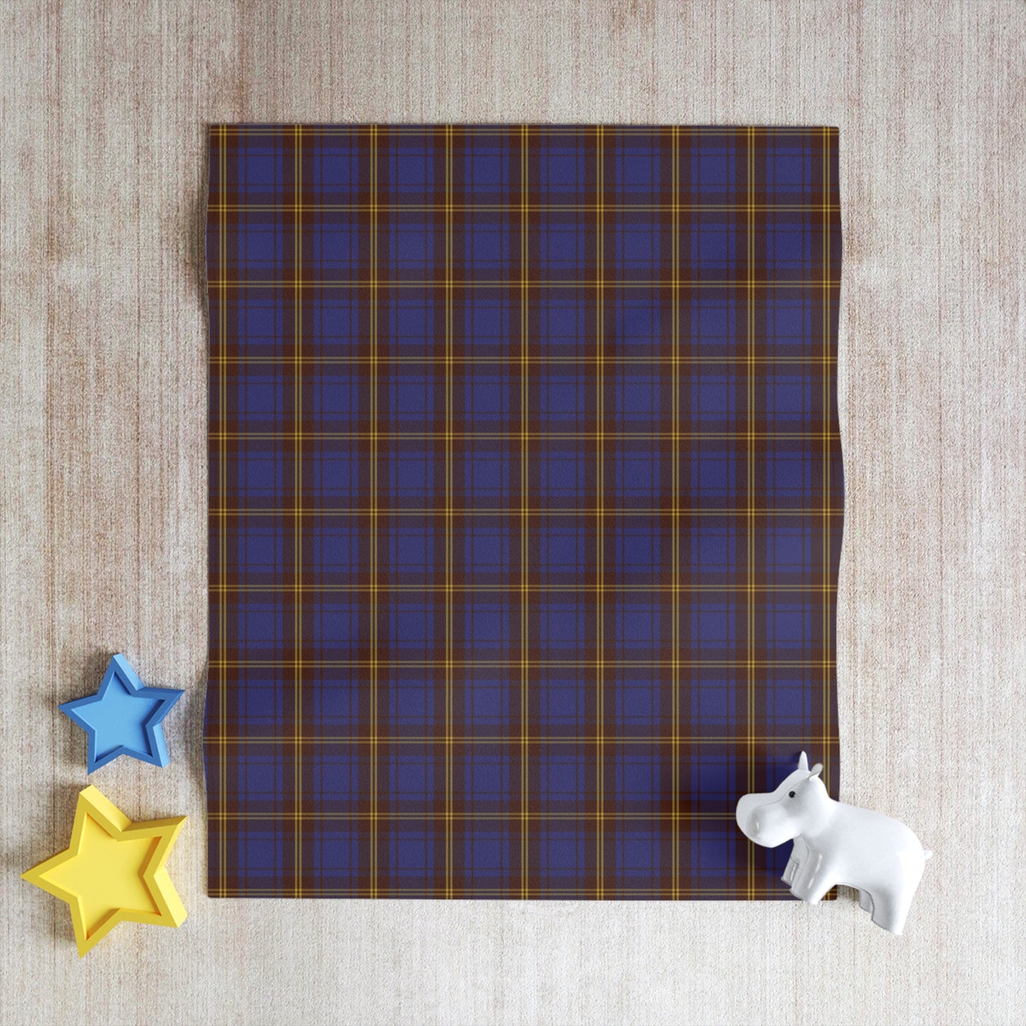 Irish County Sligo Tartan Throw Blanket