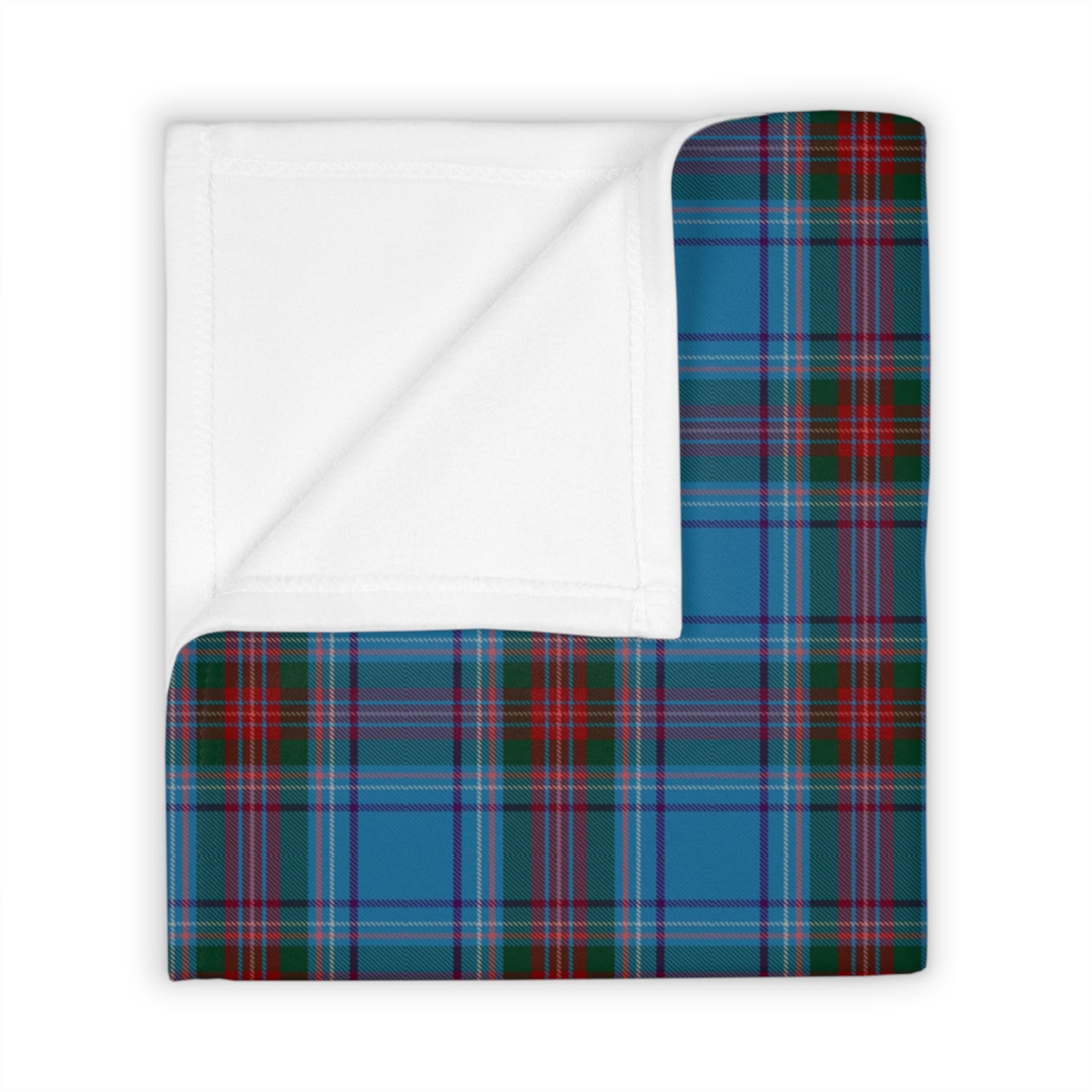 Irish County Louth Tartan Throw Blanket