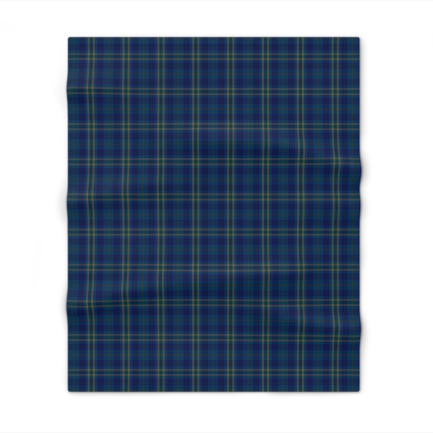 Irish County Fermanagh Tartan Throw Blanket