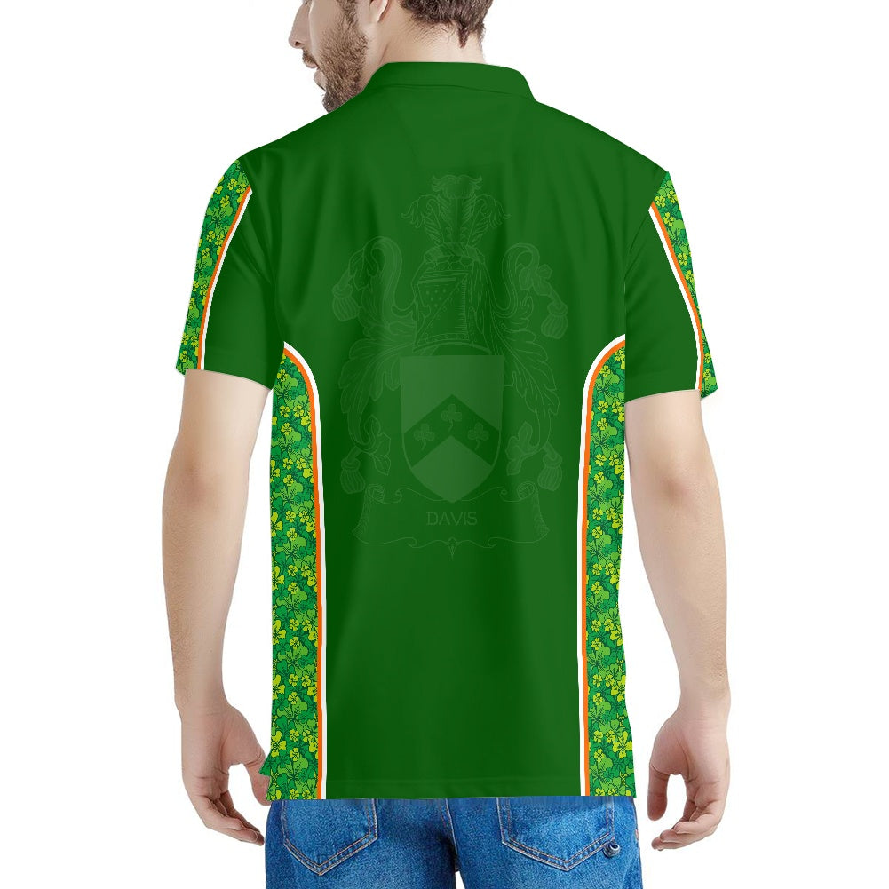 Irish Arms - Davis Shamrock Polo Shirt